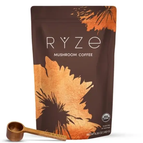 RYZE Organic Instant Mushroom Coffee - 6.35oz image {5}