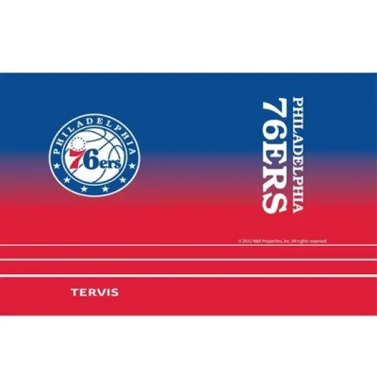 NBA Philadelphia 76ers 30oz Ombre Stainless Steel Tumbler image {1}