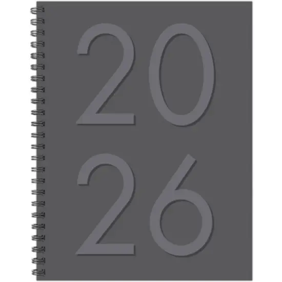 Willow Creek Press 8.5"x11" 2026 Charcoal Weekly/Monthly Softcover Planner image {6}