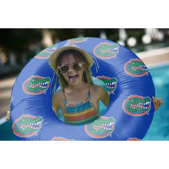 NCAA Florida Gators 48" Inflatable Pool Float: PVC Water Float, 330 lbs Capacity image {1}