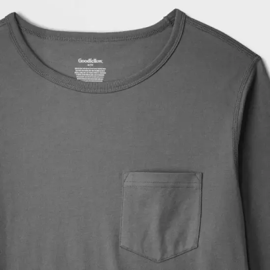 Men's Relaxed Fit Long Sleeve Adaptive Pocket T-Shirt - Goodfellow & Co&trade; image {2}