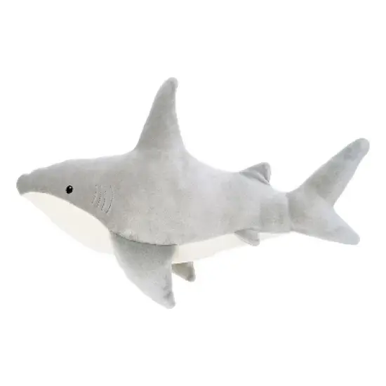 Manhattan Toy Snarky Sharky Velveteen Sea Life Toy Shark Stuffed Animal, 16" image {5}