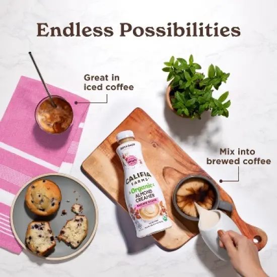 Califia Farms Organic Almond Coffee Creamer image {5}