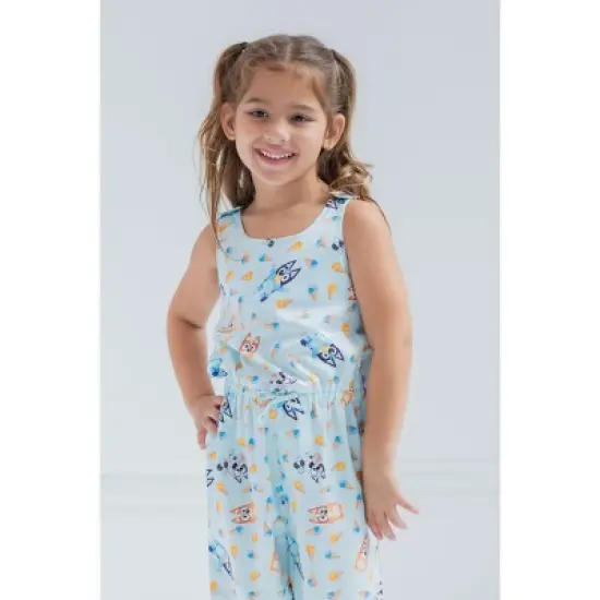 Bluey Bingo Muffin Girls Sleeveless Romper Toddler to Big Kid image {5}
