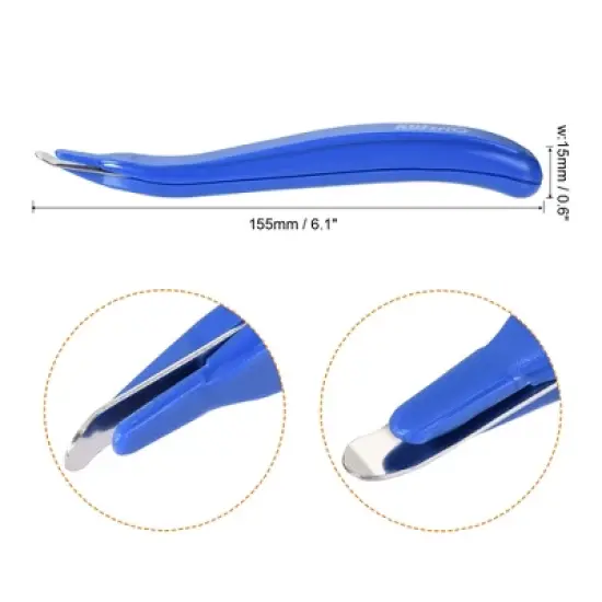 Unique Bargains Office Home Desktop Magnetic Staple Remover Multicolor Pack of 4 image {1}