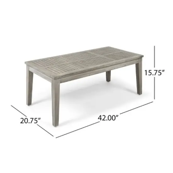 Christopher Knight Home Hampton Outdoor Acacia Wood and Wicker 10 Seater Sofa and Loveseat Chat Set image {3}