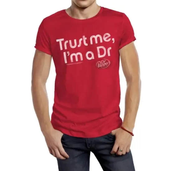 Tee Luv Dr Pepper Trust Me I'm a Dr T-Shirt image {6}