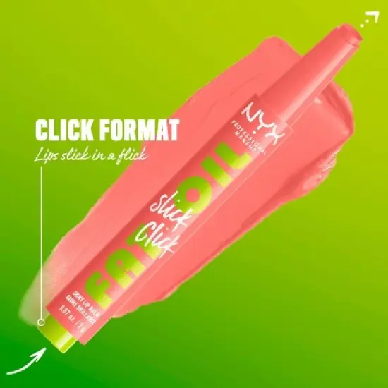 NYX Professional Makeup Fat Oil Slick Click Tinted Lip Balm - Story or Post - 0.07oz image {4}