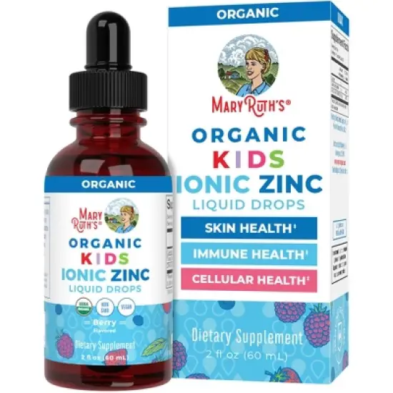 MaryRuth's Kids Zinc Drops, Berry, Org, 2 oz image {9}