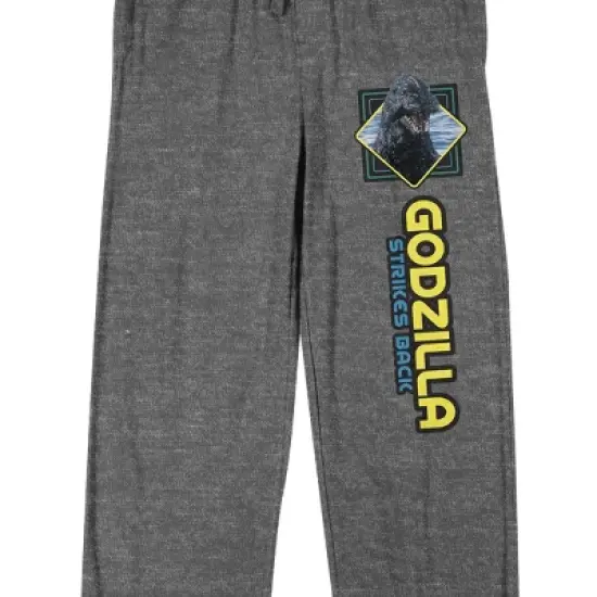Godzilla Strikes Back Men's Athletic Heather Sleep Pajama Pants image {1}