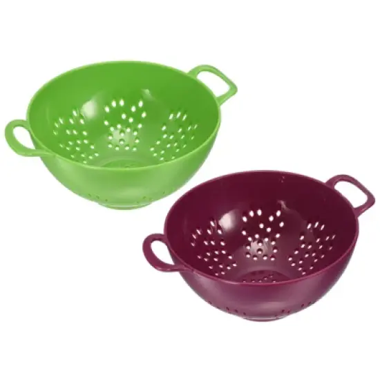 Unique Bargains Kitchen Plastic Rice Washing Drainer Basket Colander with Double Handles image {8}