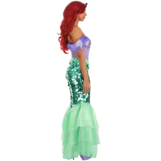 HalloweenCostumes.com Women's Disney Ariel Halloween Costume | Adult Little Mermaid Costume for Themed Events image {8}