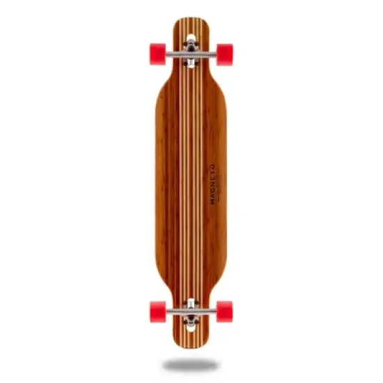 Magneto Hana Longboard Skateboard | 42" x 9.5" | Bamboo with Hard Maple Core | Cruising, Carving, Dancing, Free Skate Tool,Twin image {5}