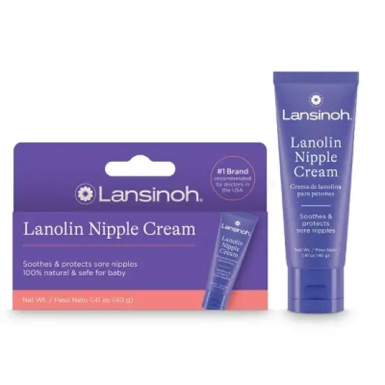 Lansinoh Lanolin Nipple Cream for Breastfeeding Essentials - 1.41oz image {9}
