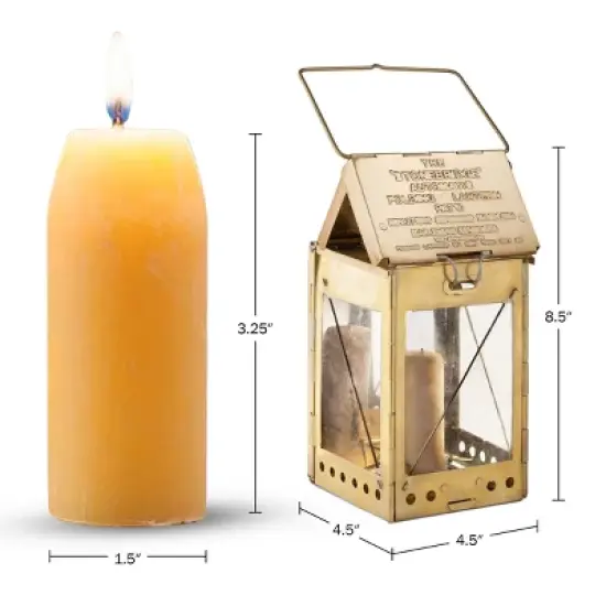 Kings County Tools Folding Lantern with 3 Candles image {5}