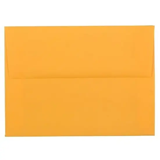 JAM PAPER A6 Colored Invitation Envelopes - 4 3/4 x 6 1/2 - Ultra Orange - 100/Pack image {2}