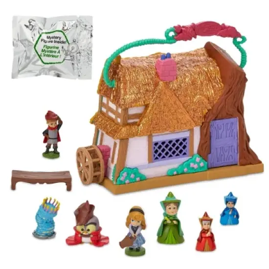 Disney Animators' Collection Littles Sleeping Beauty Aurora Cottage Playset image {1}
