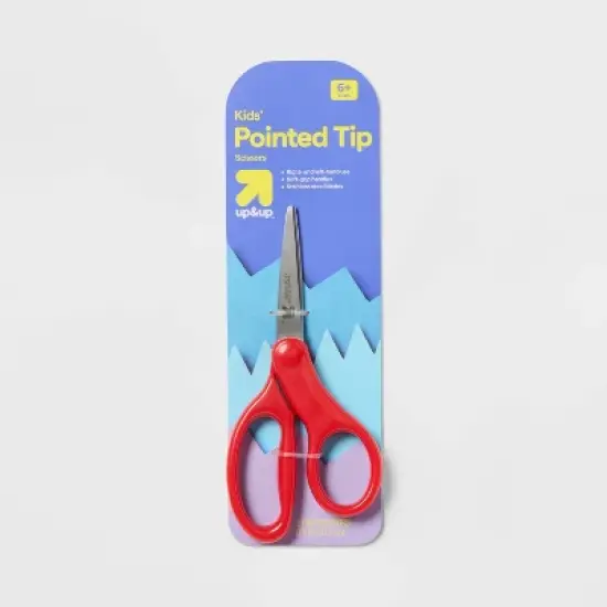 6" Kids' Scissors Pointed Tip - up&up&trade;: School Safety, Multicolor, ABS & Steel, Non-Powered Desk Tool image {4}
