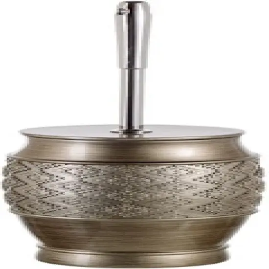 Creative Scents Silver Dublin Toilet Brush With Holder image {2}