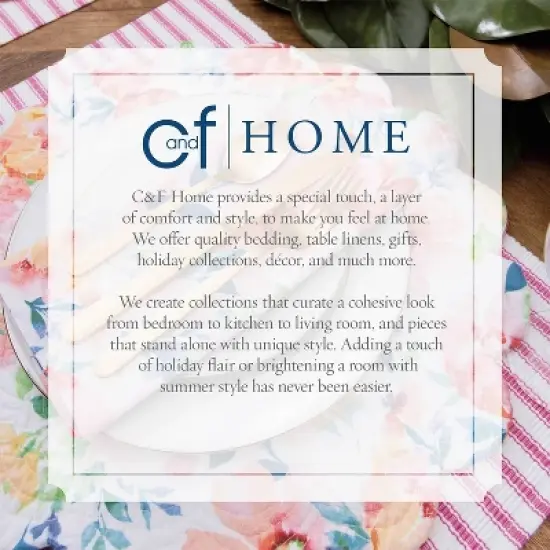 C&F Home Gibson Plaid Napkins Set of 6 image {4}