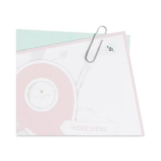 U Brands Paper Clips, Medium, Vinyl-Coated, Silver, 200 Clips/Box, 5 Boxes/Pack image {2}