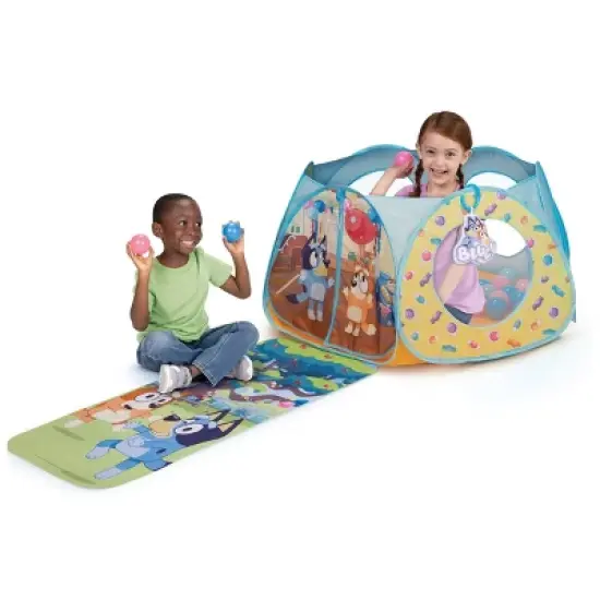Bluey Ballpit Arena with 20 balls and mat with sounds image {4}