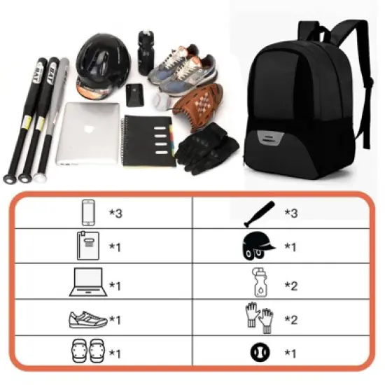 Soccer Bag,Youth Soccer Backpack, Football Volleyball Basketball Backpack fo,Sport Equipment Bags image {4}