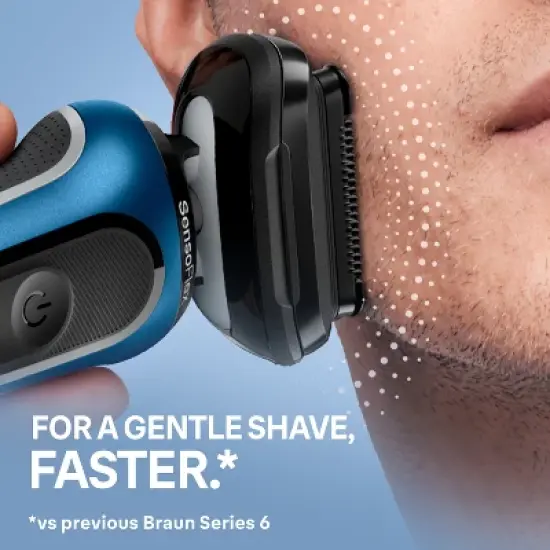 Braun Series 6-6172cc Rechargeable Wet & Dry Shaver + Smart Care Center image {2}