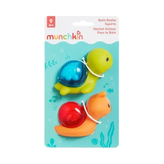 Munchkin Bath Rattle Squirts - Fun Sensory Bath Toys for Babies & Toddlers - 2pk image {4}
