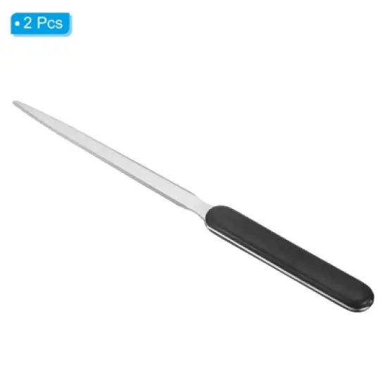 Unique Bargains Stainless Steel Envelope Slitter Lightweight Handle Letter Opener 2 Pcs image {2}