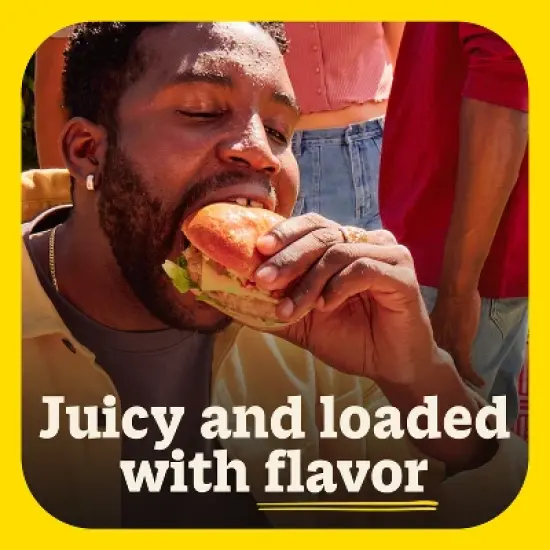 Butterball All White Turkey Burger Patties - Frozen - 24oz/6ct image {3}