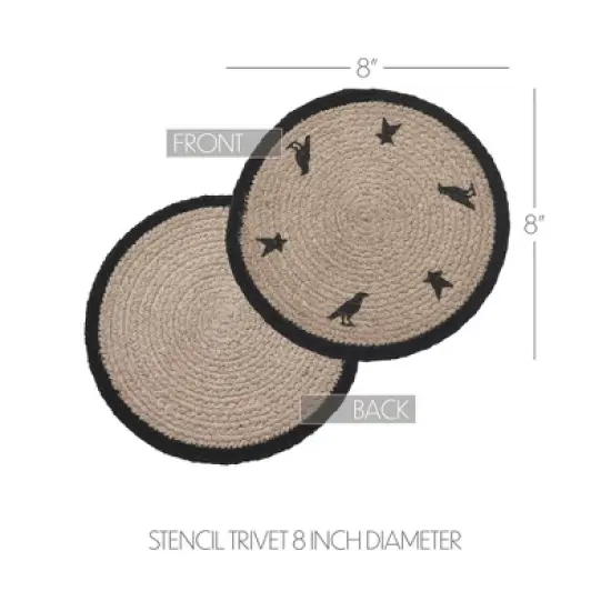 Raven Harvest Stencil Trivet 8 image {2}