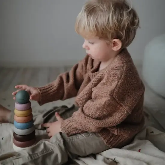 Mushie Stacking Rings Toy image {2}