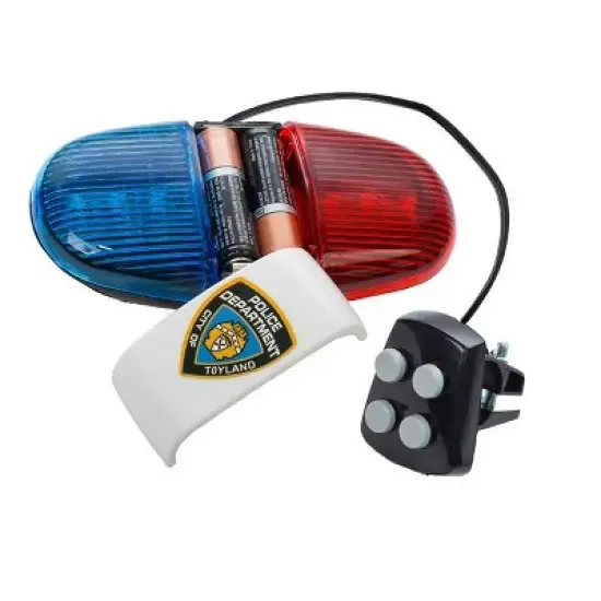 Kidstech Bike LED Light, Lights & Sirens for Bicycle, 4 Siren Sounds, Waterproof image {2}