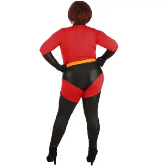 HalloweenCostumes.com Women's Plus Size The Incredibles Deluxe Mrs. Incredible Halloween Costume image {1}
