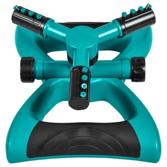 GrowGreen Garden Sprinkler, 360 Degree Rotating Sprinkler, Large Coverage, Solid ABS Plastic image {3}