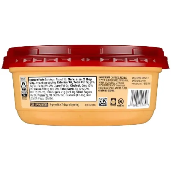 Sabra Roasted Red Pepper Hummus - 17oz image {3}