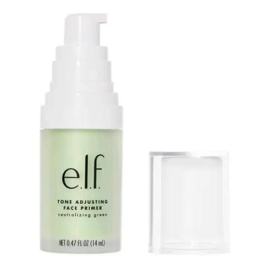 e.l.f. Tone Adjusting Face Primer Small - Green - 0.47 fl oz image {7}