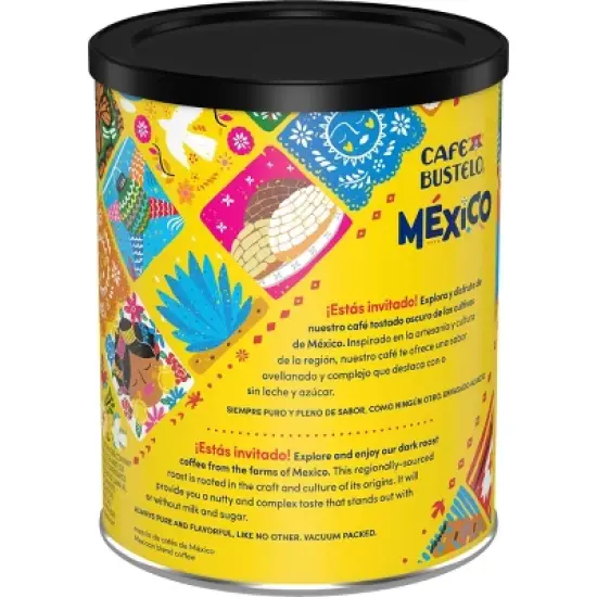 Caf&eacute; Bustelo M&eacute;xico Dark Roast Ground Coffee - 9oz image {1}
