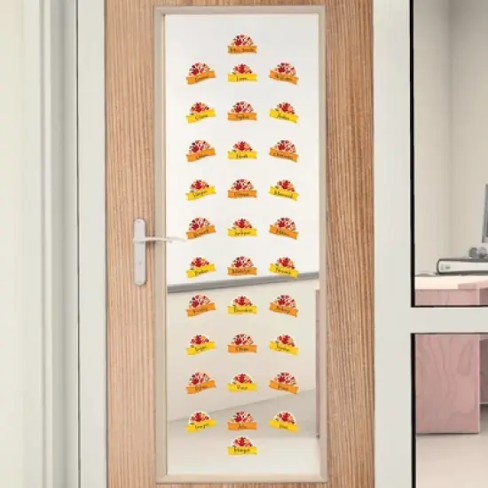 Big Dot of Happiness Fall Leaves - DIY Blank Paper Desk or Locker Labels - Classroom Name Tags - Set of 32 image {5}