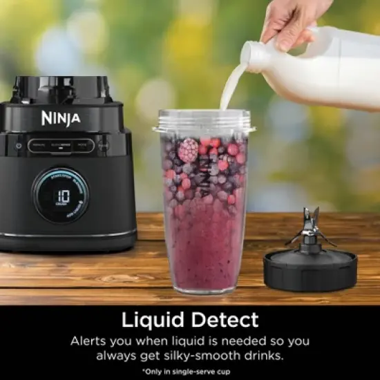 Ninja Detect Power Blender Pro + Personal Single-Serve, BlendSense Technology, 1800PW, Pitcher, To-Go Cups - TB301 image {5}
