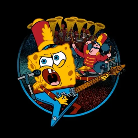 Men's SpongeBob SquarePants Bank Geek Practice T-Shirt image {1}