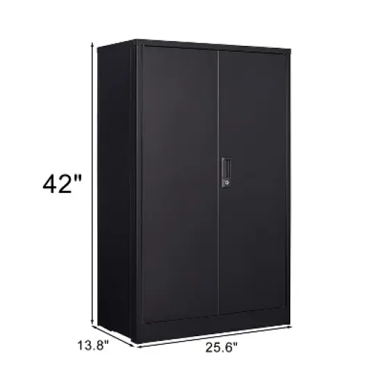 KTMBDW Metal Cabinet, Entryway Cabinet with Adjustable Shelves, Metal Storage Cabinet for Classroom, Living Room, Kitchen, Outdoor image {5}