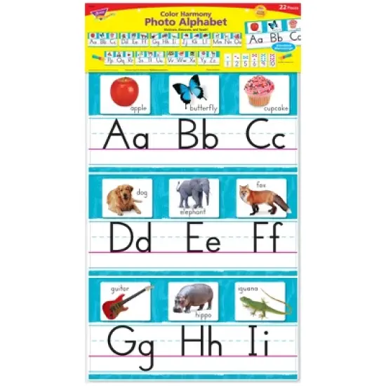 TREND Color Harmony Photo Alphabet Bulletin Board Set, 2 Sets image {3}