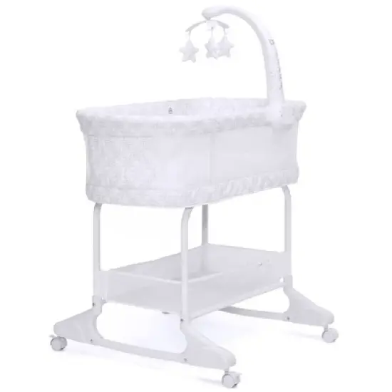 Delta Children SleepCool Rocking Bassinet with Airflow Mesh image {6}