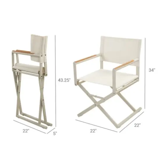 GRANDPATIO Folding Director Chair image {3}