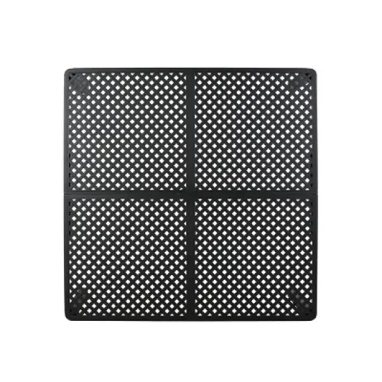 GDFStudio Dinah Outdoor Cast Aluminum Square Dining Table with Woven Accents image {3}