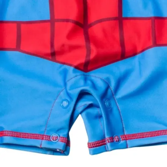 Marvel Avengers Spider-Man Zip Up One Piece Bathing Suit Toddler  image {3}