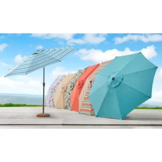 BrylaneHome 71/2&rsquo; Tilt-And-Crank Umbrella image {5}