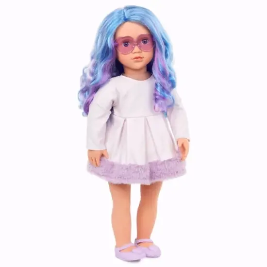 Our Generation Veronika 18" Fashion Doll with Blue/Purple Hair image {3}